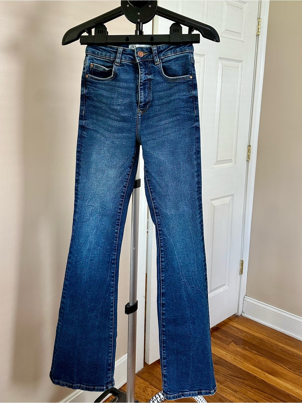 Zara Dark Blue Mid Rise Jeans - 34/ 2